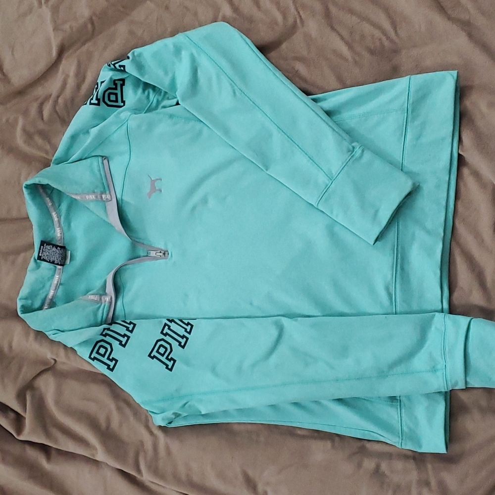 Vs pink half zip